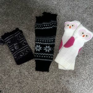 - leg warmers to wear with boots